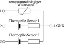 Schaltskizze eines Dual-Thermopile-Sensors